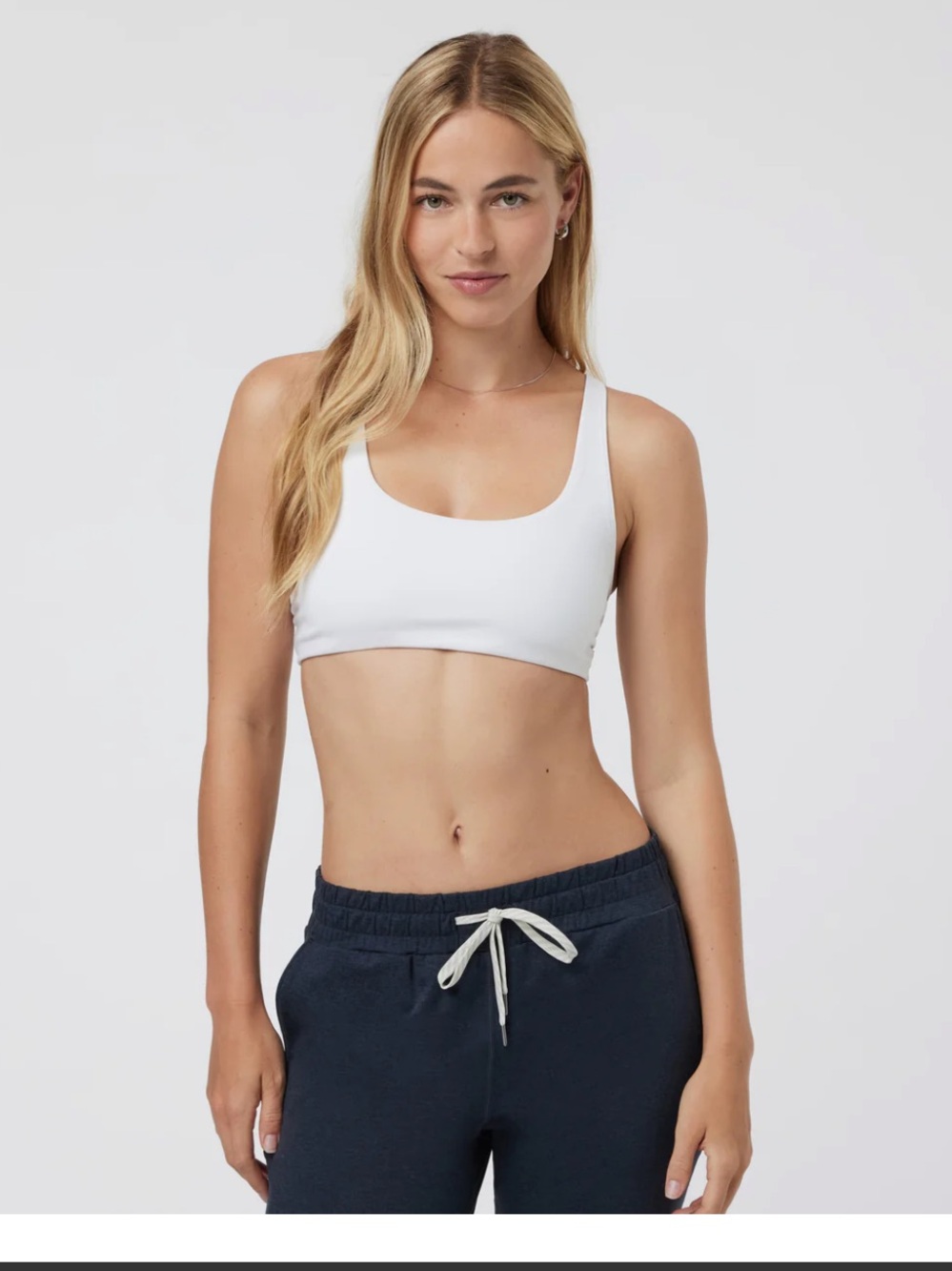 Vuori Yosemite Bra - White Strappy Back
